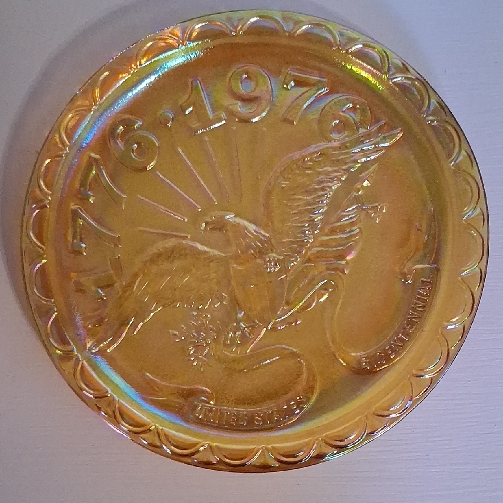 Golden Commemorative Plate